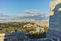 Monumental gateway Propylaea in the Acropolis of Athens, Attica