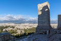 Monumental gateway Propylaea in the Acropolis of Athens, Greece Royalty Free Stock Photo