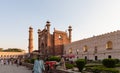 The monumental gateway viewed from the outside of the Badshahi Mosque or Imperial Mosque in Lahore