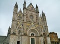 The monumental gothic cathedral of Orvieto Royalty Free Stock Photo