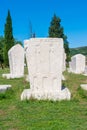 Monumental medieval tombstone in Stolac, Herzegovina