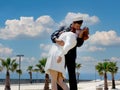 Sailor Kissing Nurse Statue, Civitavecchia, Italy