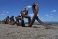 Monumental public art at the National Arboretum Canberra Australia