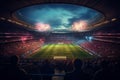 Monumental Soccer stadium. Generate Ai