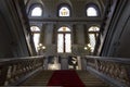 Monumental staircase of the historic Palazzo Arese Litta