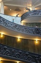 Monumental Stairs of the Vatican Museum Royalty Free Stock Photo