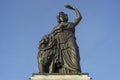 The monumental statue Bavaria of Munich in Germany