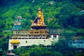 Monumental statue of Padmasmabhava Guru Rinpoche in Rewalsar Royalty Free Stock Photo