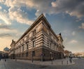 Monumental streets architecture in old town of Dresden