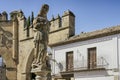 Monumental town of Baeza in the province of Jaen, Andalusia Royalty Free Stock Photo