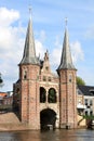 Monumental Water Gate in Sneek, Holland Royalty Free Stock Photo