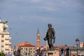 Chioggia - Monumento al pescatore (Fisherman statue) on Isola dell\'unione between Chioggia and Sottomarina