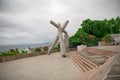 Monumento da Cruz Caida in Bahia, Salvador - Brazil.