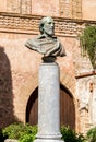 Monumento tu Rosolino Pilo in the municipal park of Monreale, Sicily Royalty Free Stock Photo