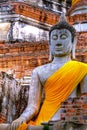 Monuments of buddah THAILAND Royalty Free Stock Photo