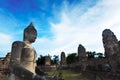 Monuments of buddah THAILAND Royalty Free Stock Photo