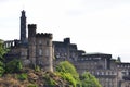 Monuments on Calton Hill in central Edinburg, Scotland, United Kingdom