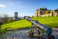 Monuments on Calton Hill in Edinburgh