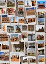 MONUMENTS COLLAGE IN INDIA Royalty Free Stock Photo
