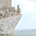 Monuments of the conquistadores , lisbon city, europe. Royalty Free Stock Photo