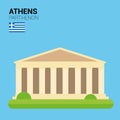 Monuments and landmarks Vector Collection: Parthenon.