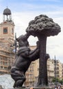 Monuments of Madrid. Sightseeing of Spain. Travel around Europe.