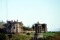 Monuments on Calton Hill in Edinburgh, Scotland