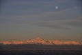 Monviso mountain in the Alps