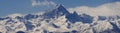Monviso's panoramic view Royalty Free Stock Photo