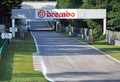 MONZA, ITALY - June 13, 2019: The Autodromo Nazionale Monza, Ascari variants. Royalty Free Stock Photo