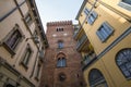 Monza Italy, the Teodolinda tower Royalty Free Stock Photo