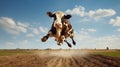 moo jumping cow