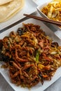 Moo Shu Pork Pancakes Royalty Free Stock Photo