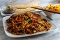 Moo Shu Pork Pancakes Royalty Free Stock Photo