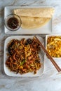 Moo Shu Pork Pancakes Royalty Free Stock Photo