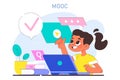 MOOC. Massive open online course. Modern approach to learning