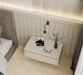Moockup nightstand, interior design, modern style Royalty Free Stock Photo