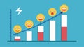 The mood improvement graph revealed a sharp increase in positive emotions and a sharp decline in negative emotions