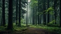 Moody Atmosphere: A Stunning Image Of A Dark European Fairytale Forest