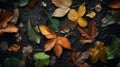 Moody Autumn Leaves: Earthy Palettes And Naturalistic Realism
