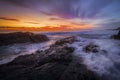 Moody Sunrise at Currumbin Alley Gold Coast Queensland Australia Royalty Free Stock Photo