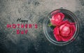 Moody dark mothers day background Royalty Free Stock Photo