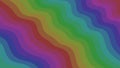 Moody Dark Rainbow Waves Gradient Background, Deep Colored Stripes Texture Abstract Design Royalty Free Stock Photo