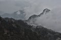 Moody landscape at Huangshan, Anhui China