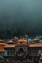 Badrinath temple in Uttarakhand India Royalty Free Stock Photo