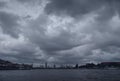 Moody Skies over Bangkok Royalty Free Stock Photo