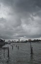 Moody Skies over Bangkok Thailand Royalty Free Stock Photo