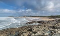 Moody Skies over Fistral Beach, Newquay, Cornwall Royalty Free Stock Photo