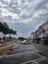 moody sky in the morning, Johor Bahru, Johor, Malaysia