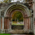 Dryburgh Abbey ruins in the Borders area of Scotland, United Kingdom Royalty Free Stock Photo